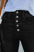 High Rise Distressed Bell Bottom Denims